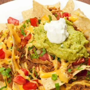 NACHOS MEX PULLED BEEF